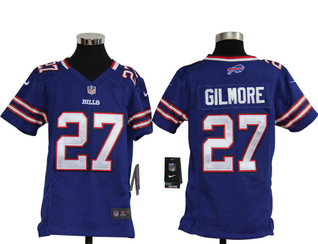 Nike Youth NFL Buffalo Bills Stephon Gilmore 27 Purple Game Jersey